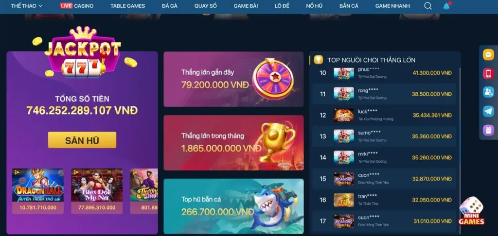 Ưu đãi đặc biệt cho thành viên VIP q79 casino